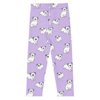 Girls Purple Pug Buttery Soft Leggings