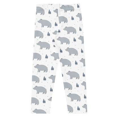 Girls Polar Bear Buttery Soft Leggings
