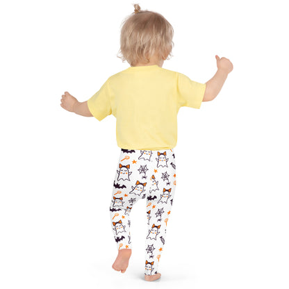 Girls Cute Ghost Bow Buttery Soft Leggings