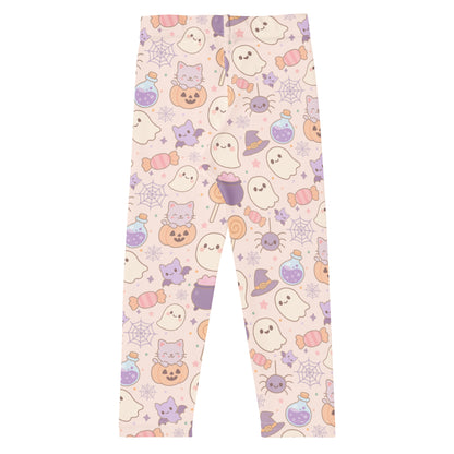 Girls Cats, Ghosts and Candy Halloween Buttery Soft Leggings
