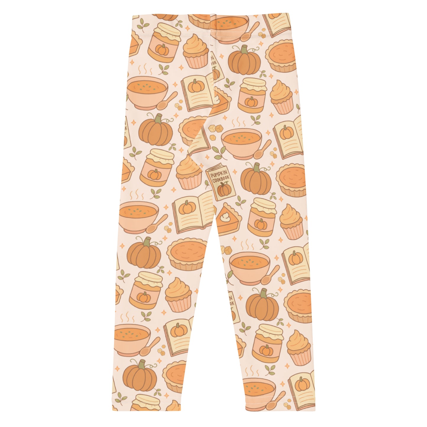 Kids Pumpkin Pie Themed Buttery Soft Leggings