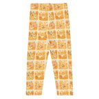 Kids Corgi Dog Pumpkin Autumn Buttery Soft Leggings