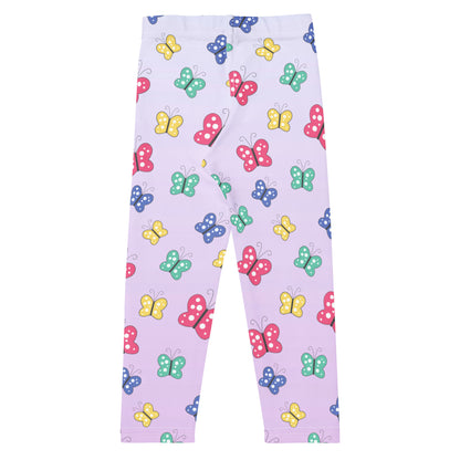 Girls Colorful Butterflies Buttery Soft Leggings