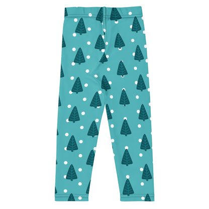 Kids Christmas Tree Snow Buttery Soft Leggings