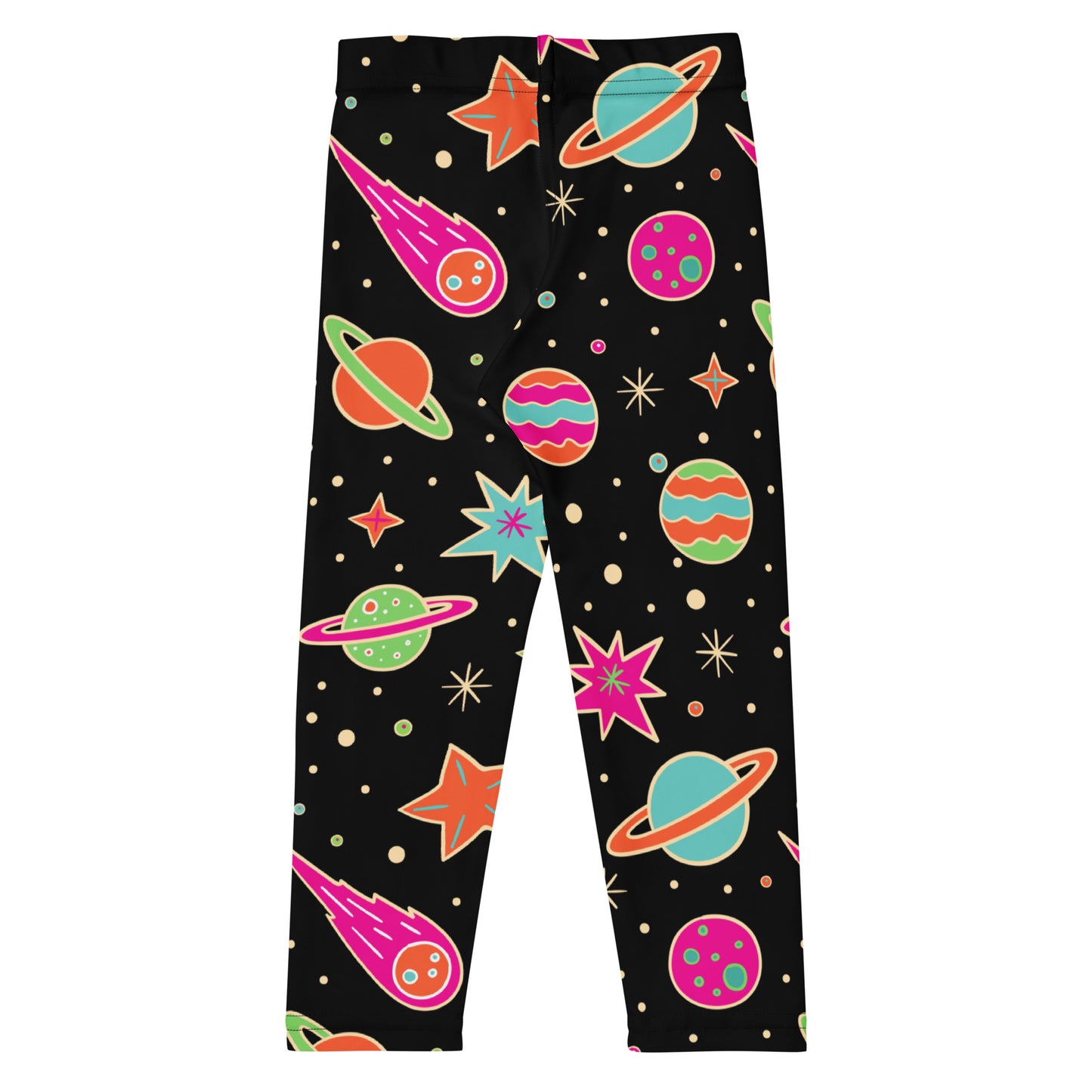 Girls Retro Outer Space Buttery Soft Leggings