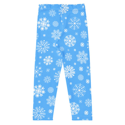 Kids Blue Snowflake Buttery Soft Leggings