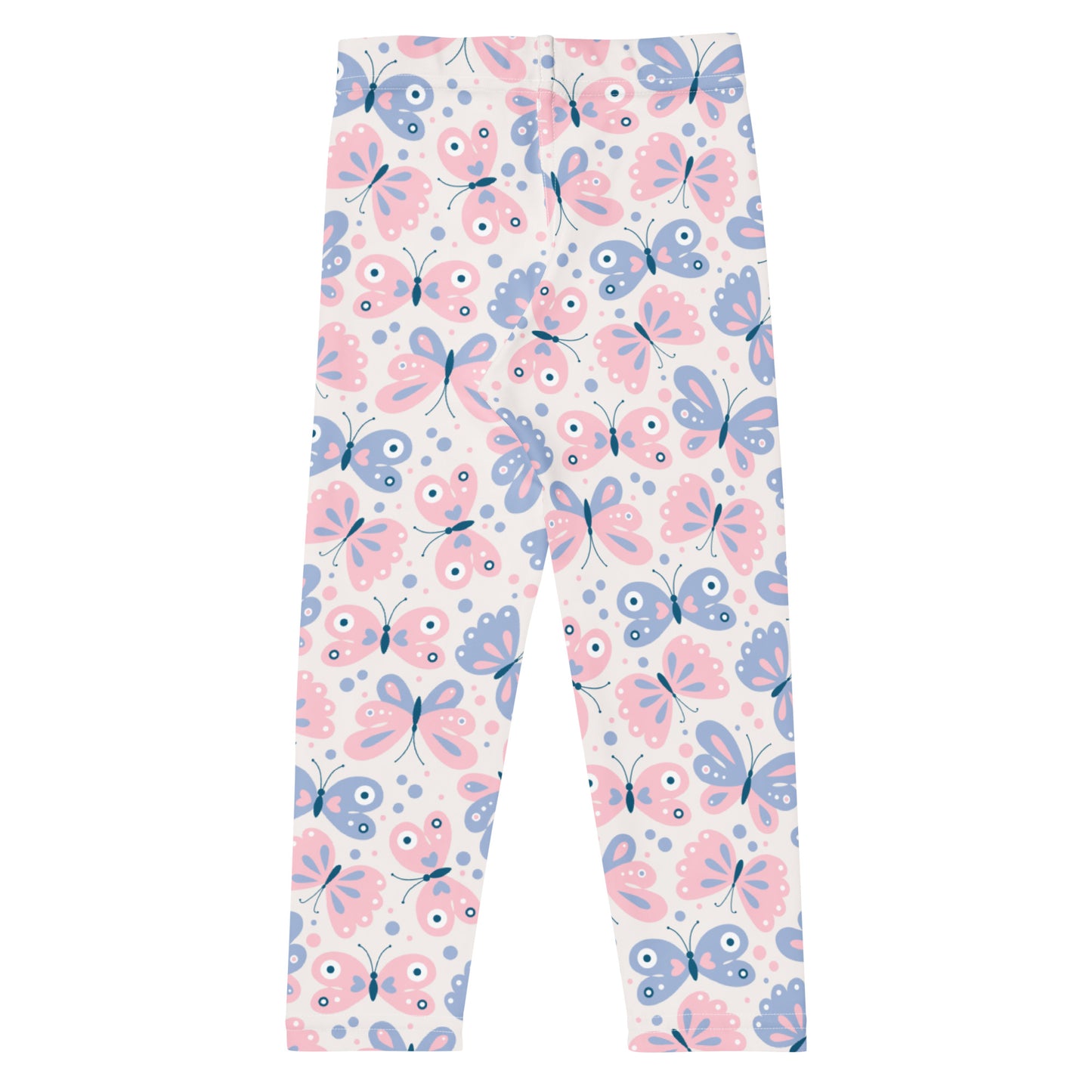 Girls Pink and Lavender Butterfly Buttery Soft Leggings
