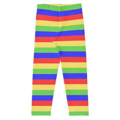 Kids Colorful Striped Butterfly Buttery Soft Leggings