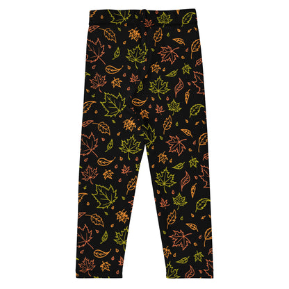 Kids Fall Leaf Buttery Soft Leggings