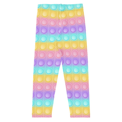 Kids Bubble Fidget Toy Themed Buttery Soft Leggings