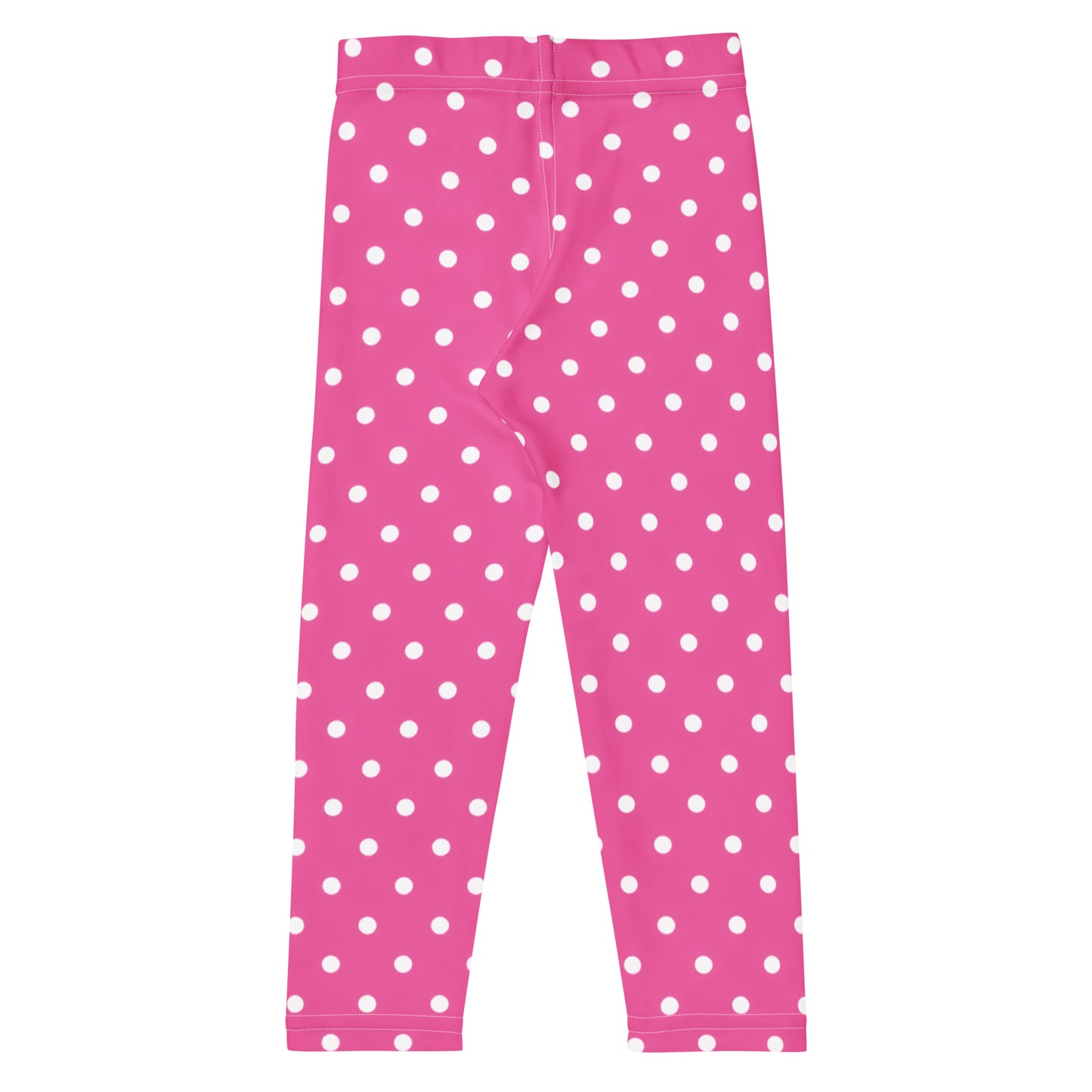 Girls Pink Polka Dot Buttery Soft Leggings