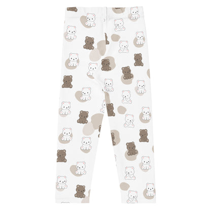 Kids Cute Bear Print Buttery Soft Leggings