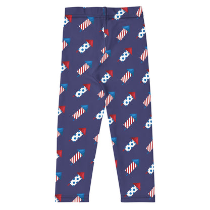 Kids Firework Rocket Buttery Soft Leggings