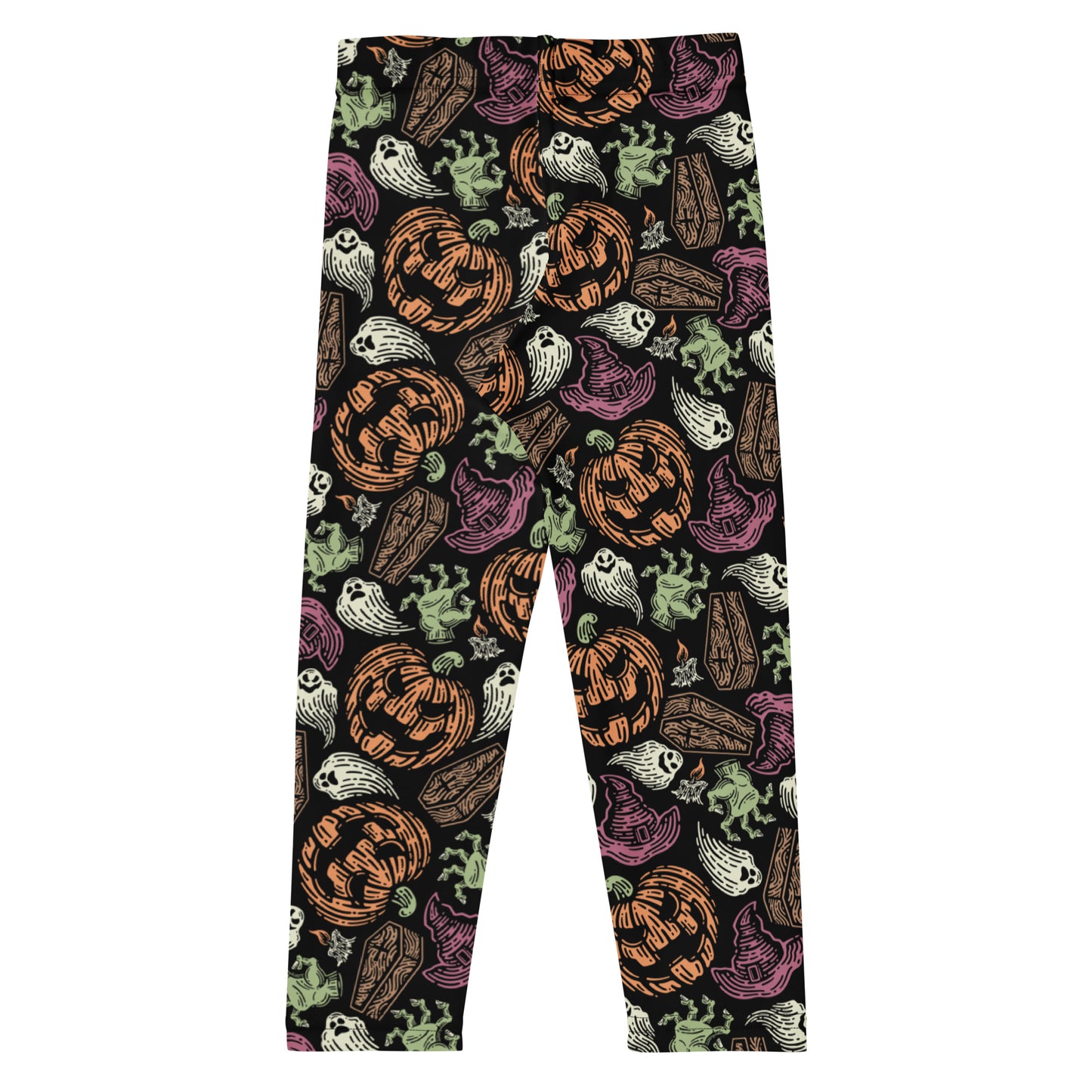 Kids Creepy Halloween Buttery Soft Leggings