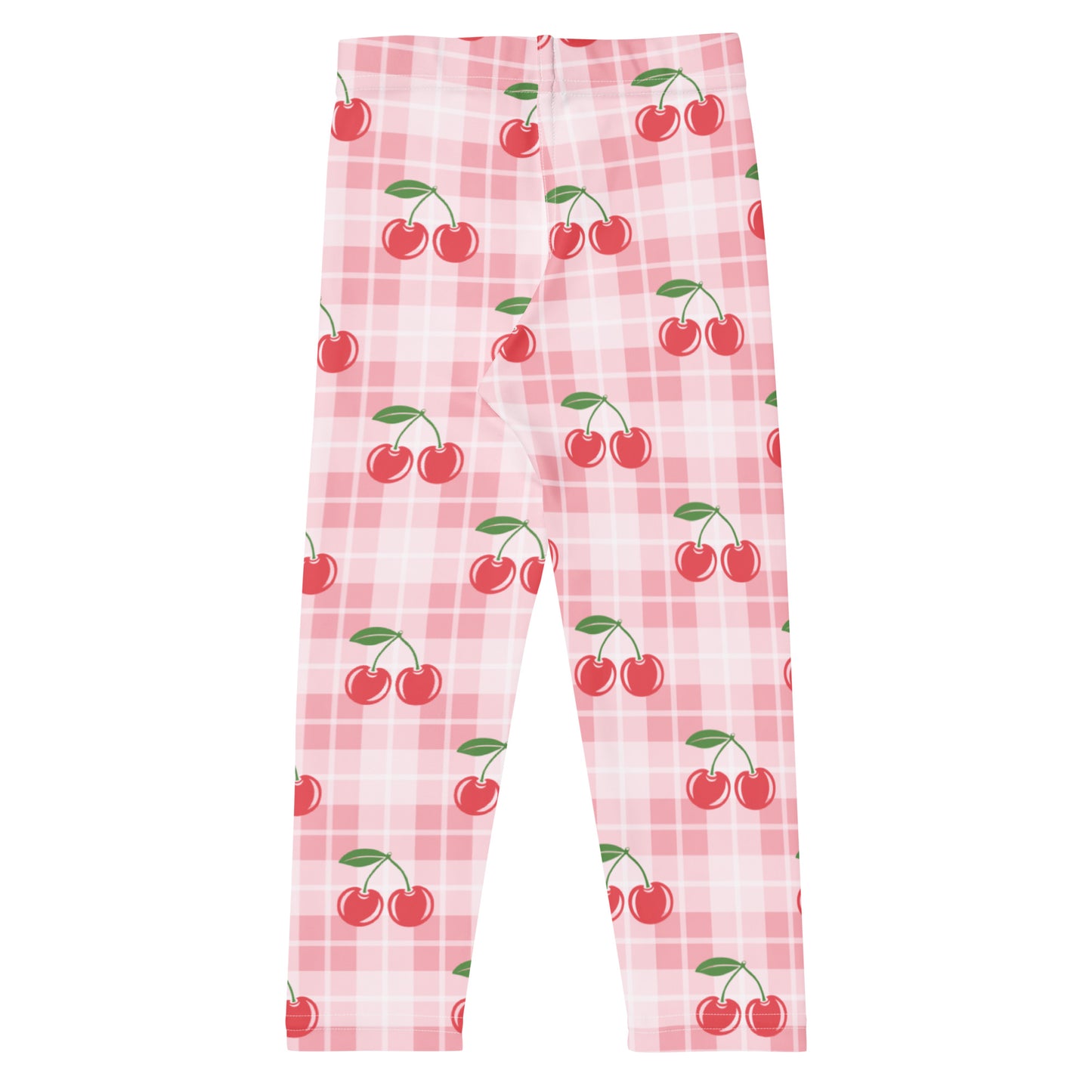 Girls Cherry Plaid Buttery Soft Leggings