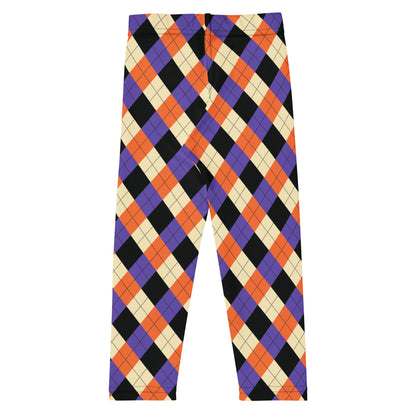 Kids Halloween Argyle Buttery Soft Leggings