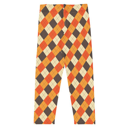 Kids Fall Argyle Buttery Soft Leggings