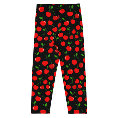 Girls Black Cherry Buttery Soft Leggings