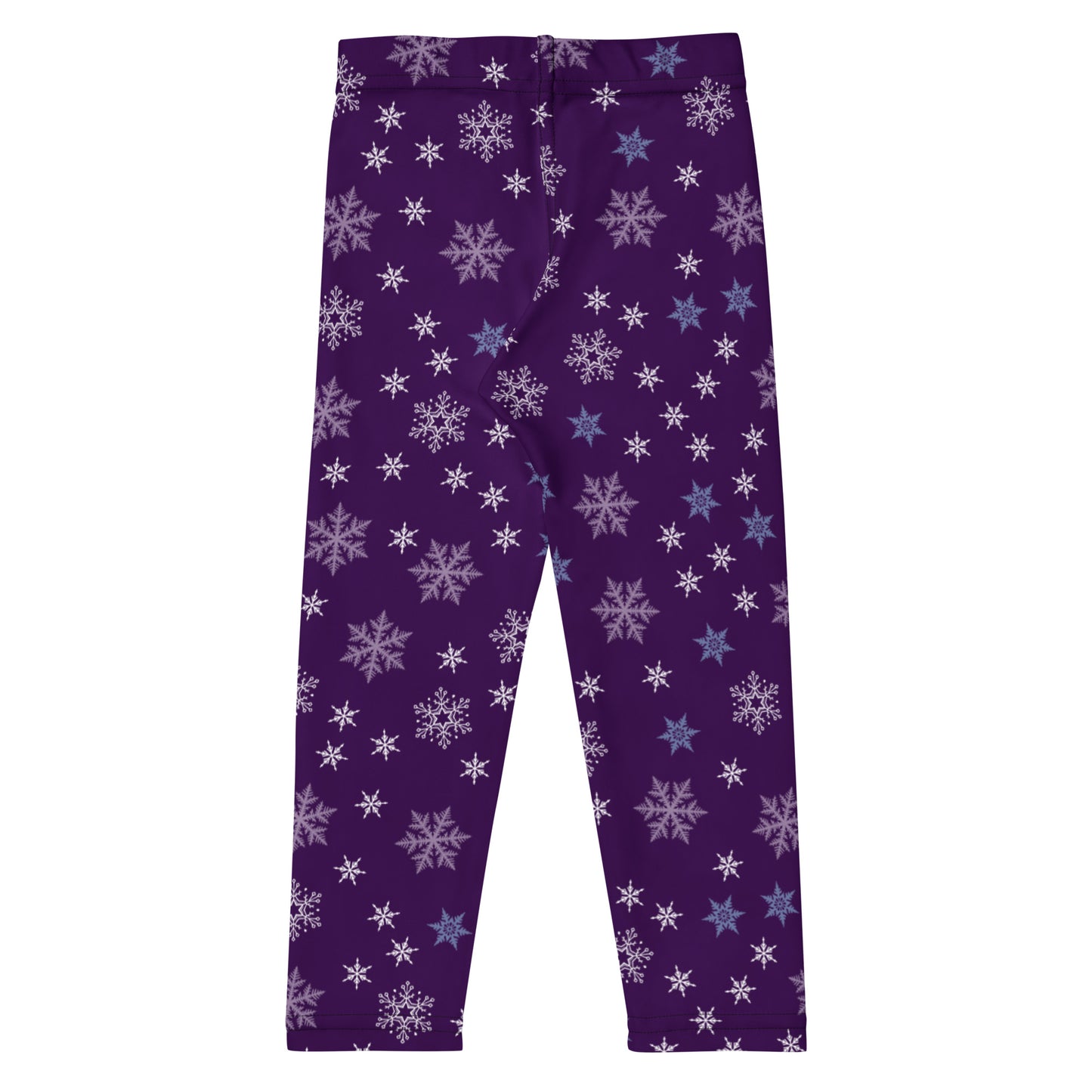 Girls Purple Snowflake Buttery Soft Leggings