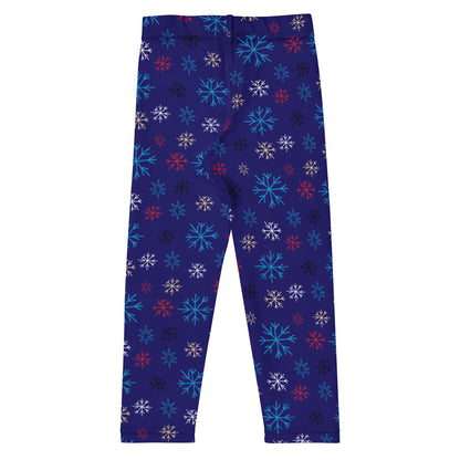 Kids Snowflake Pattern Buttery Soft Leggings