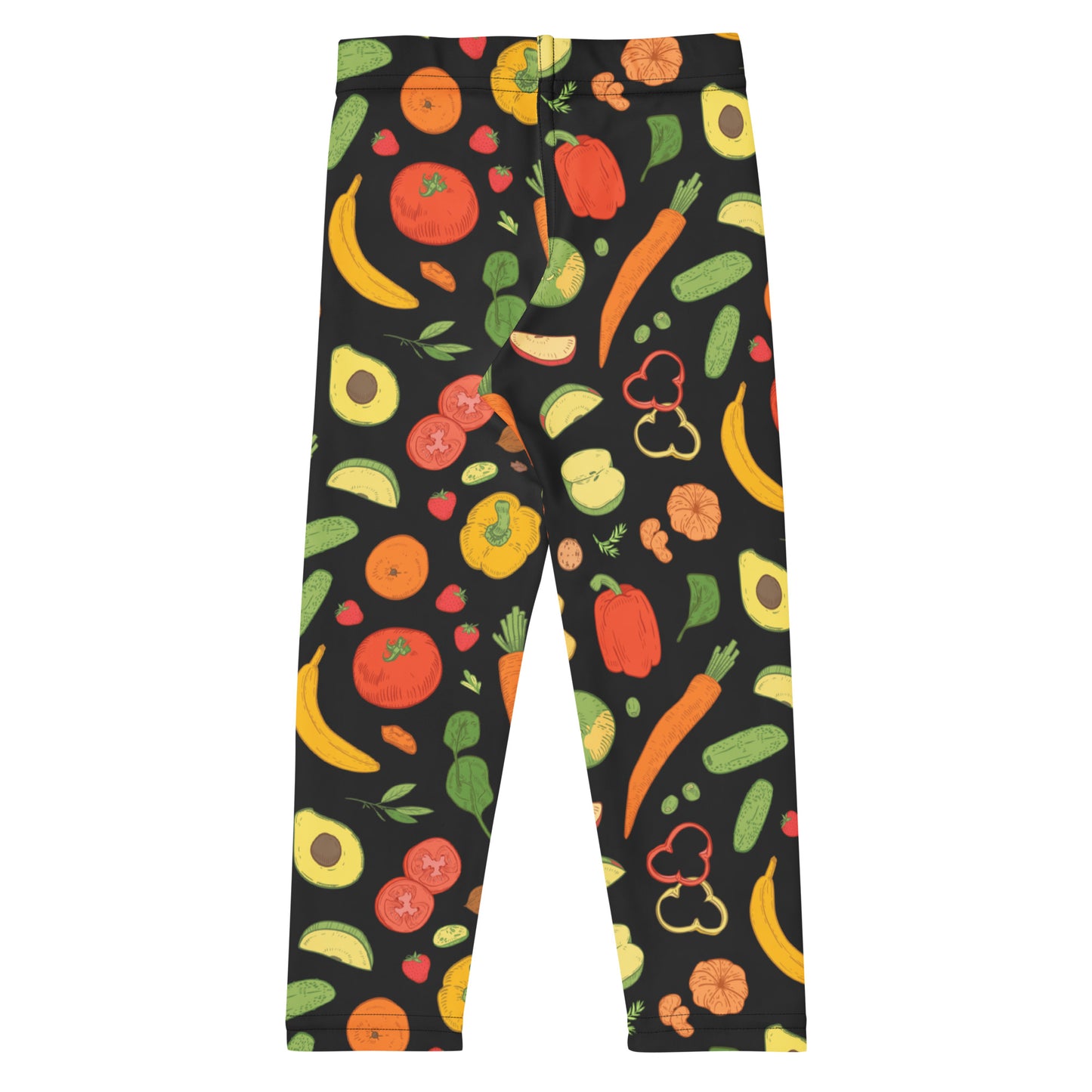 Kids Veggie Print Buttery Soft Leggings