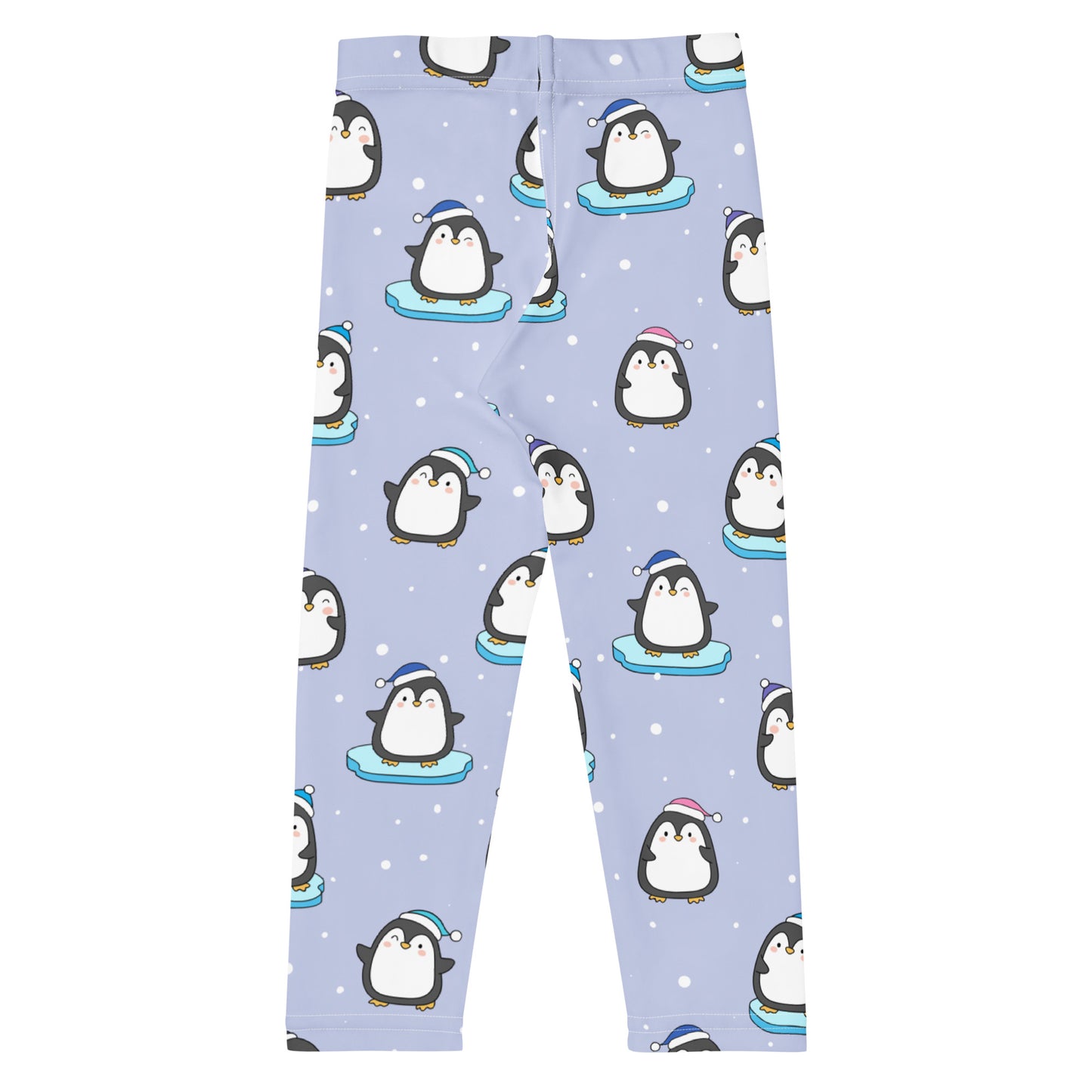 Girls Winter Penguin Christmas Buttery Soft Leggings
