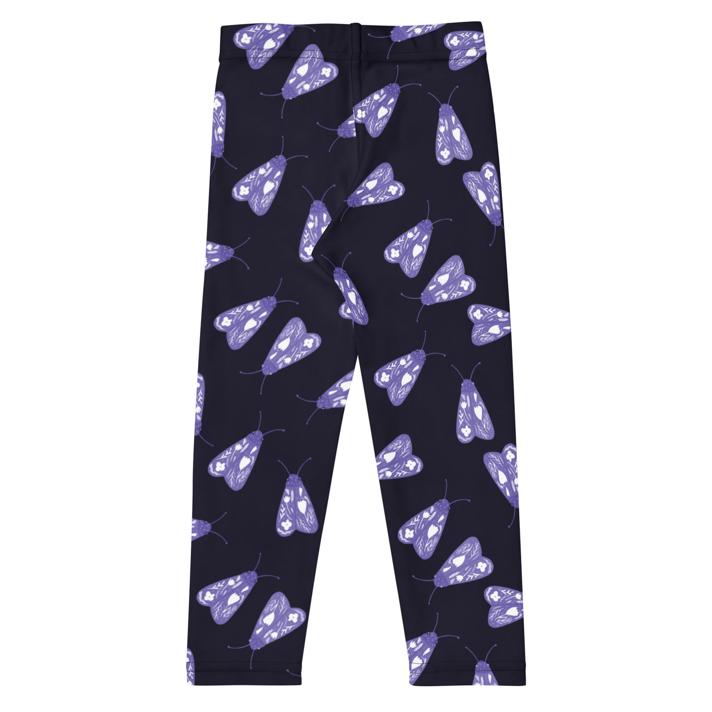 Girls Purple Moth Buttery Soft Leggings