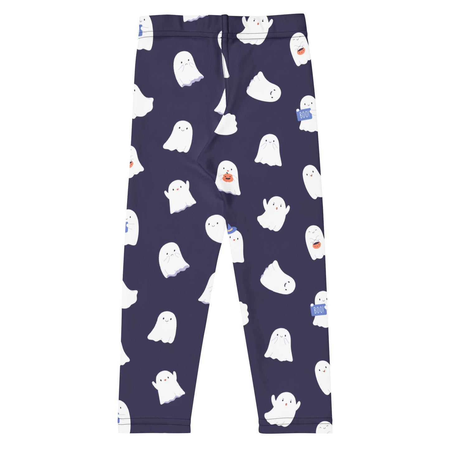 Girls Dark Purple Ghost Buttery Soft Leggings