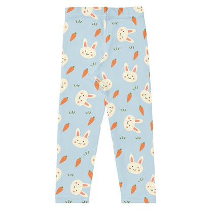 Girls Easter Bunny Carrot Buttery Soft Leggings