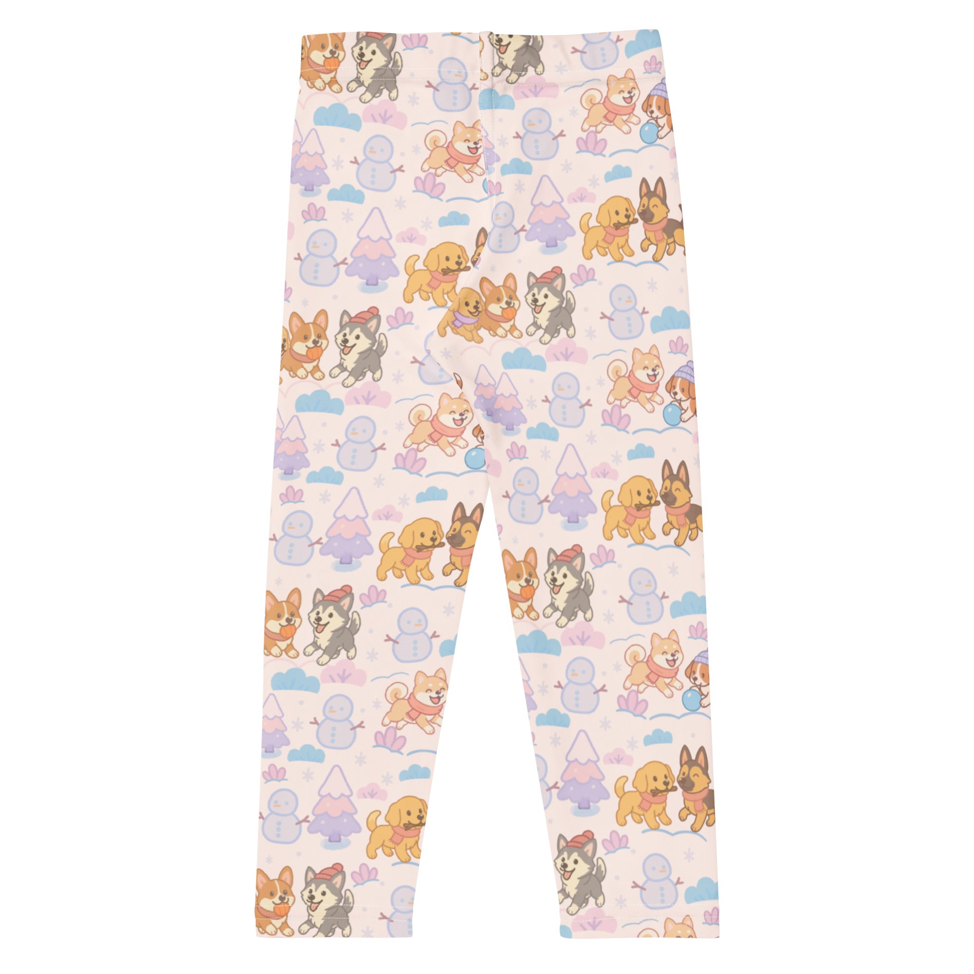 Kids Winter Puppies Buttery Soft Leggings