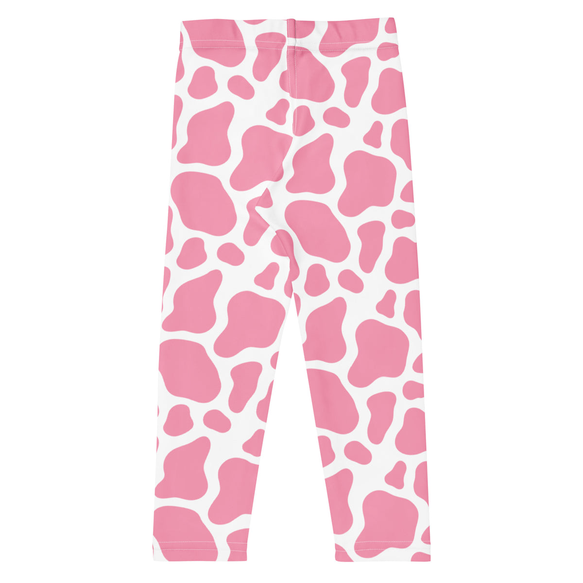 Girls Pink Cow Print Buttery Soft Leggings