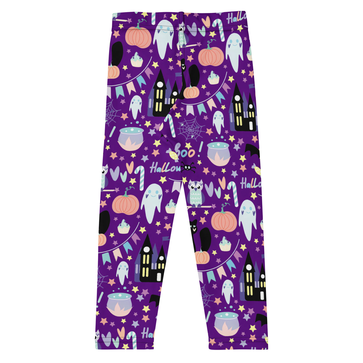 Girls Spooky Halloween Leggings - Warm, Buttery Soft & Stretchy