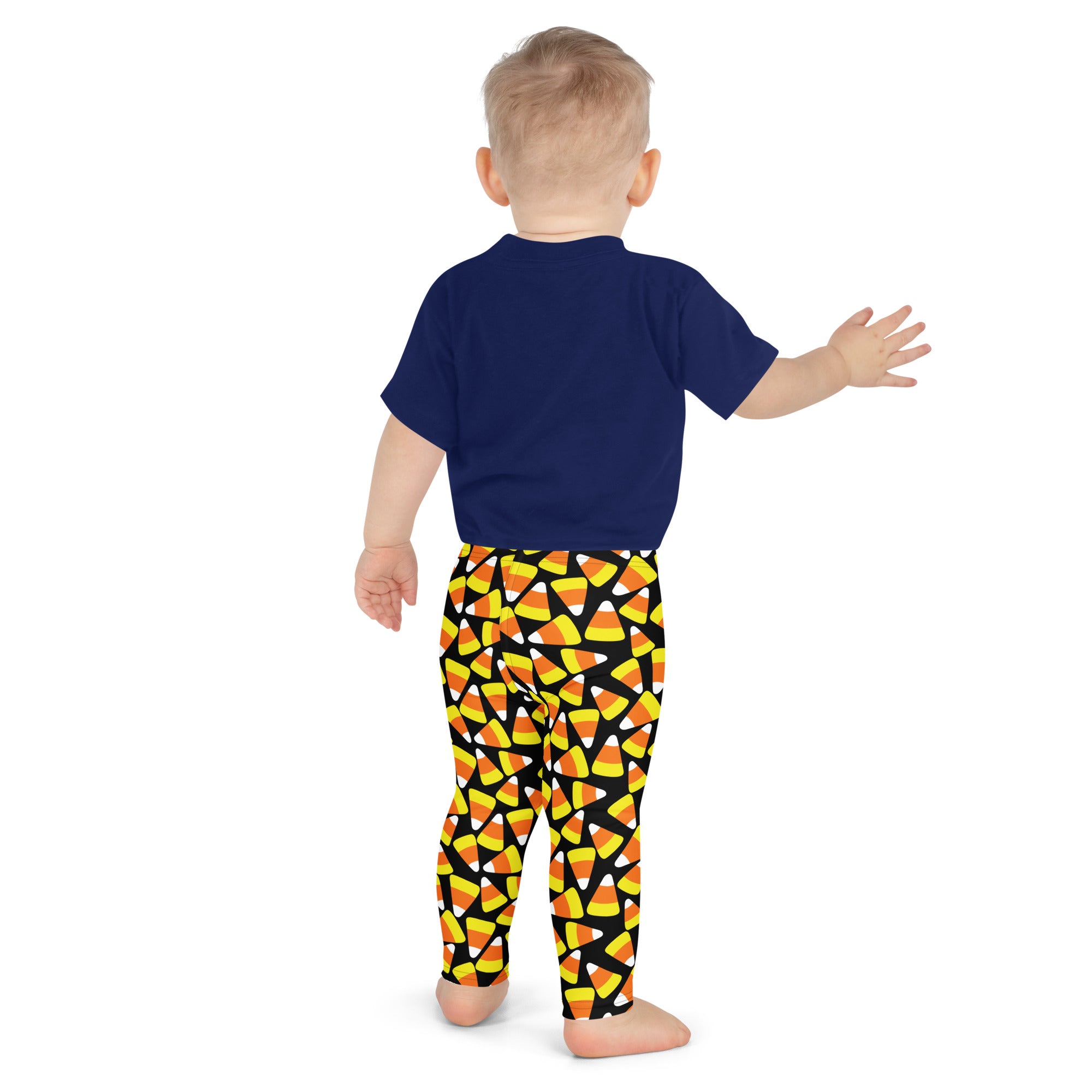 Kids Candy Corn Leggings - Warm, Buttery Soft & Stretchy
