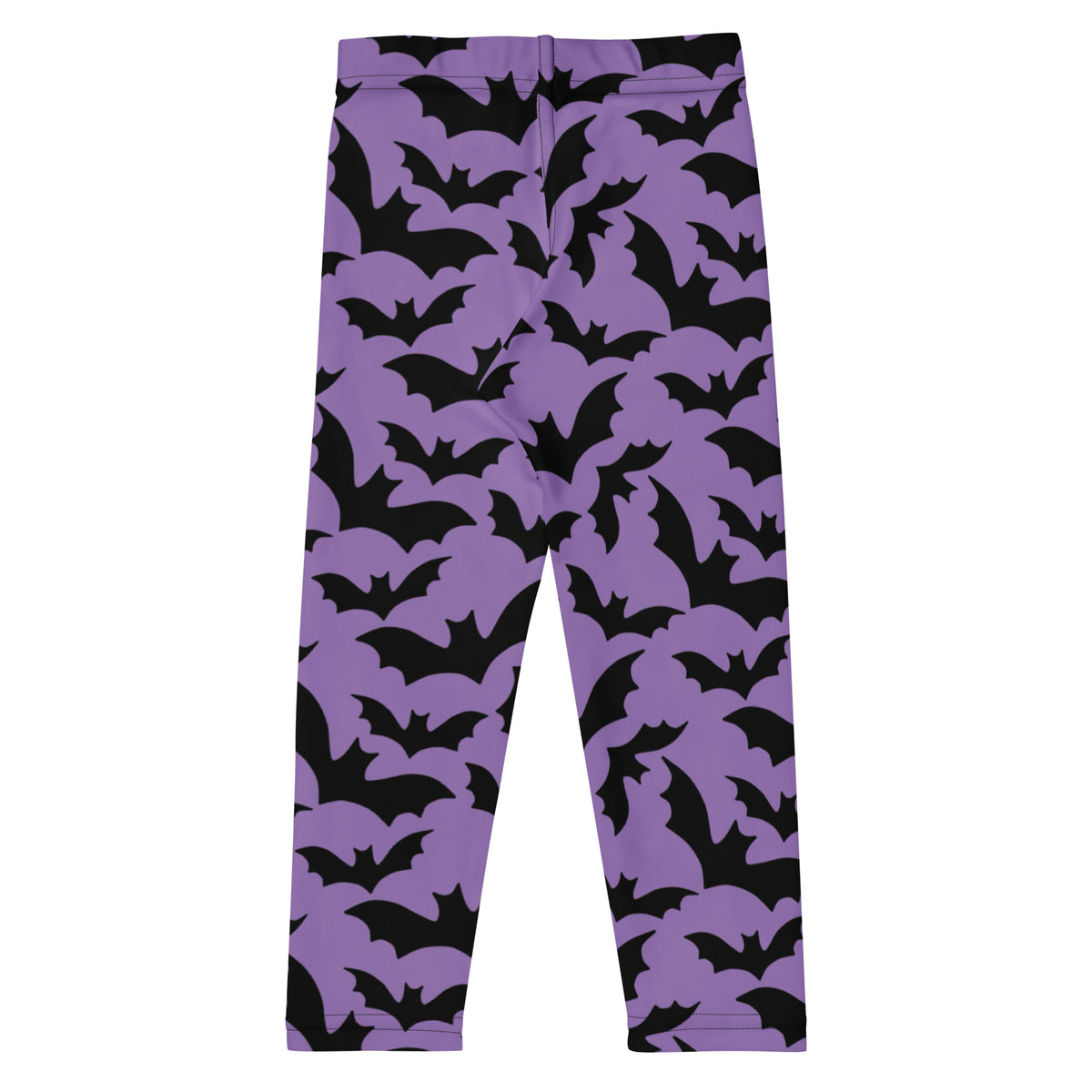 Girls Purple Bat Leggings - Warm, Buttery Soft & Stretchy