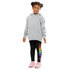 Girls Custom Rainbow Name Heart Buttery Soft Leggings