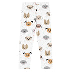 Kids Dog Face Buttery Soft Leggings