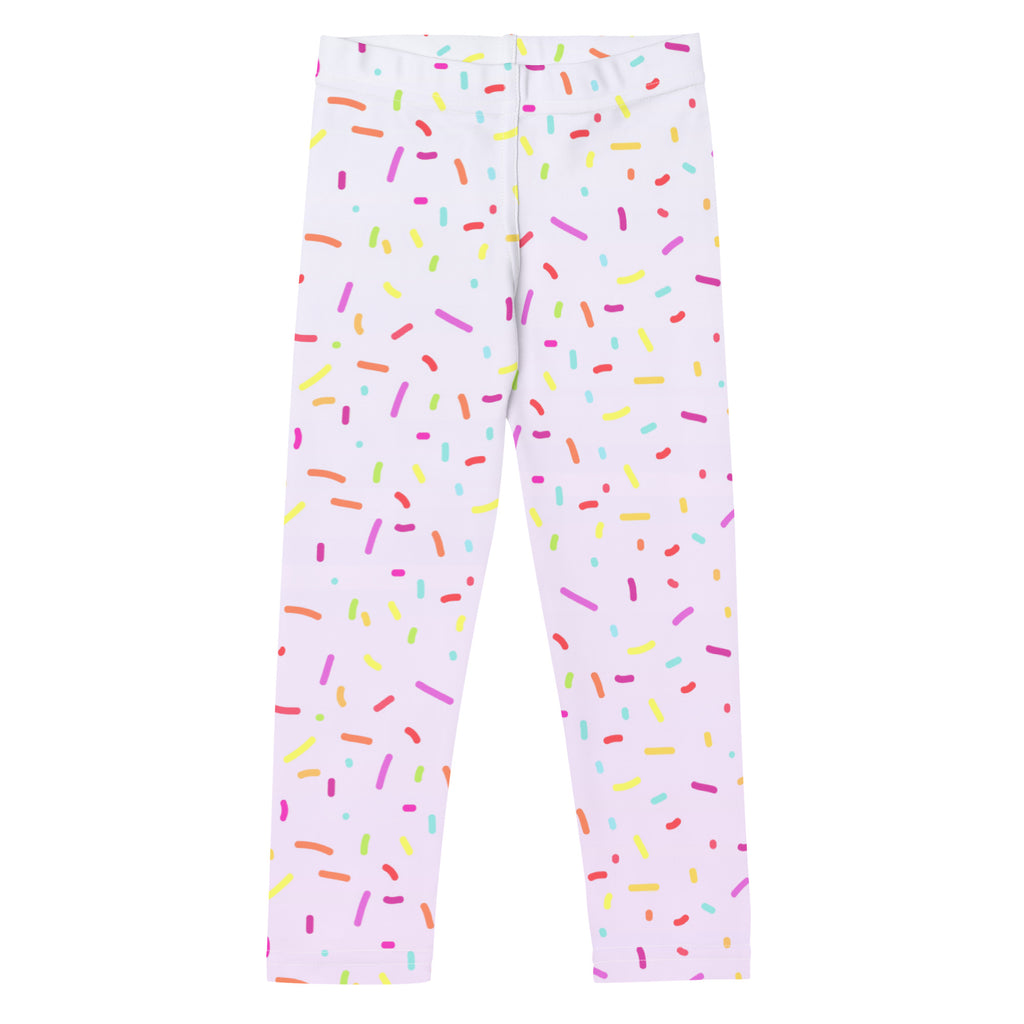 Girls Colorful Ice Cream Sprinkles Buttery Soft Leggings
