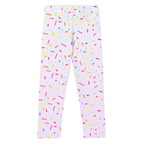Girls Colorful Ice Cream Sprinkles Buttery Soft Leggings