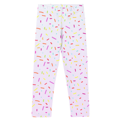 Girls Colorful Ice Cream Sprinkles Buttery Soft Leggings