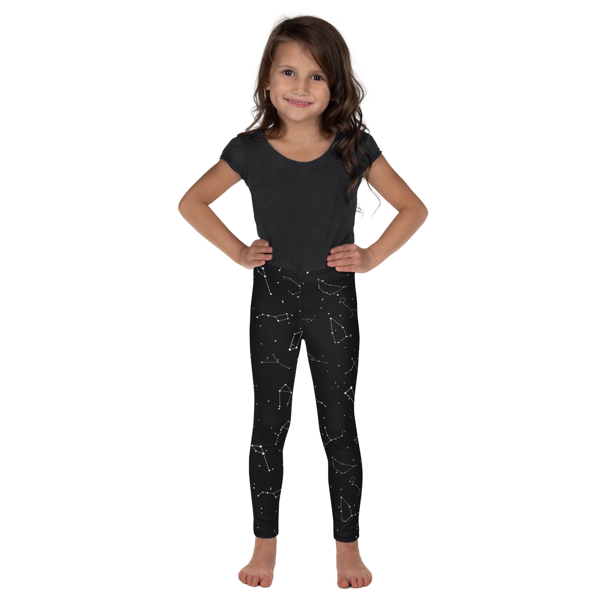 Kids Realistic Constellations Buttery Soft Leggings