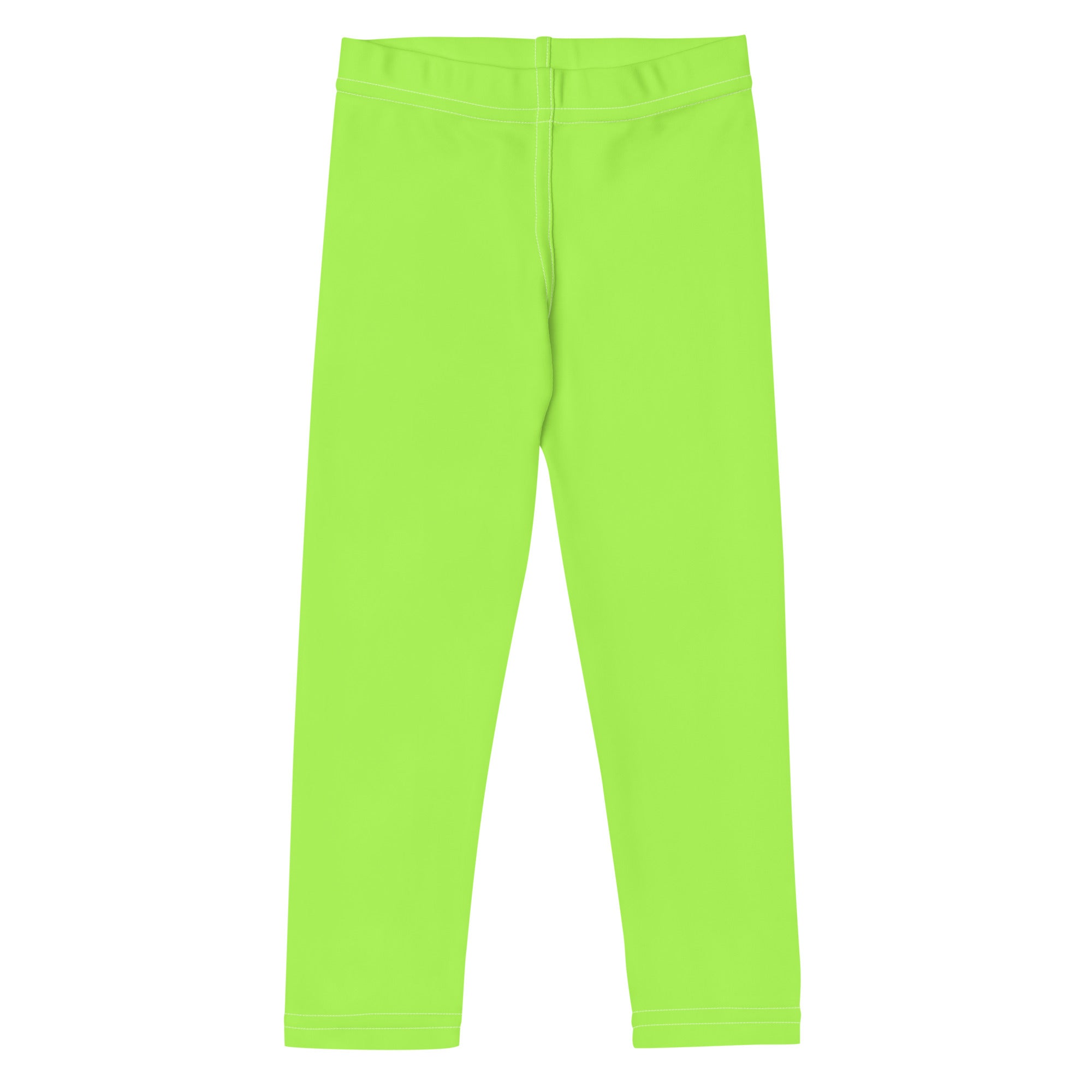 Kids Buttery Soft Lime Green Leggings