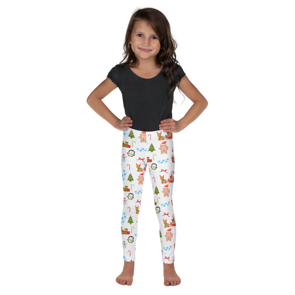 Kids Christmas Buttery Soft Leggings – Santa, Snowmen, Penguins & More Festive Fun