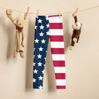 Kids American Flag Leggings – Buttery Soft, Stretchy, and Perfect for Toddlers & Youth