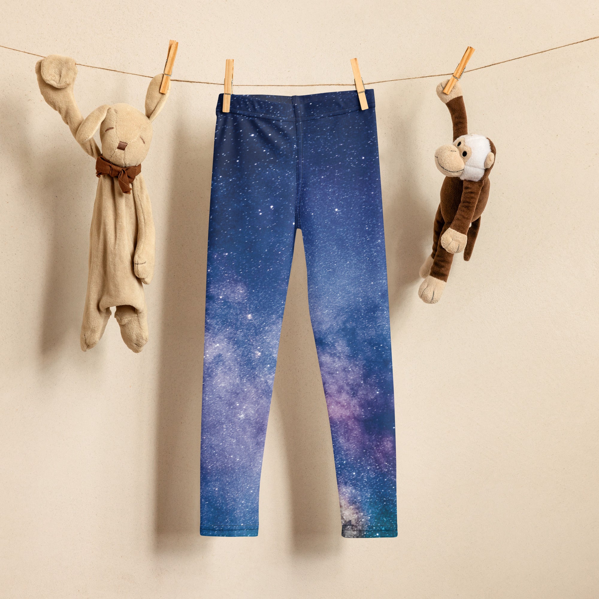 Kids Realistic Galaxy Print Buttery Soft Leggings