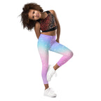 Girls Rainbow Stars Buttery Soft Leggings