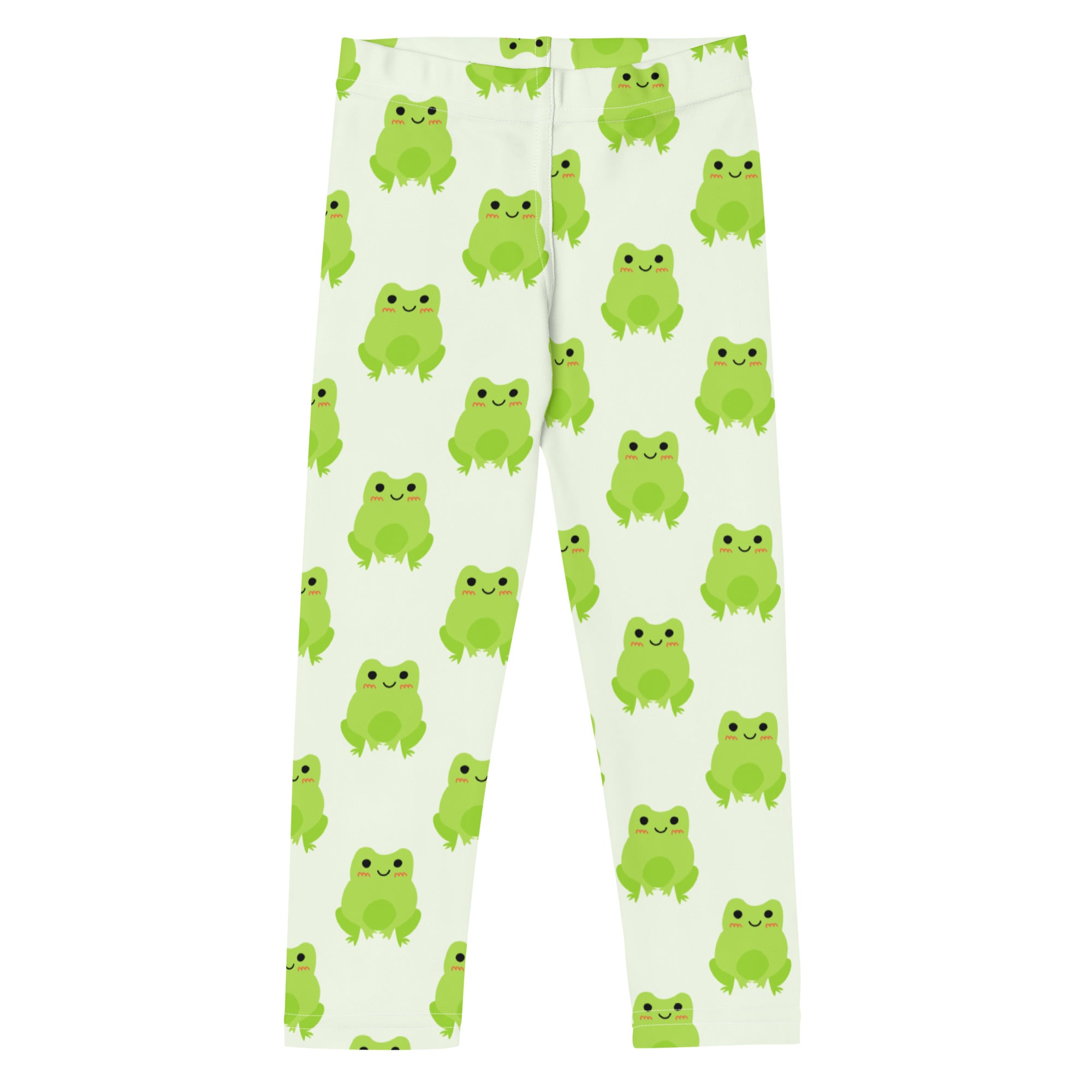 Kids Green Frog Buttery Soft Leggings