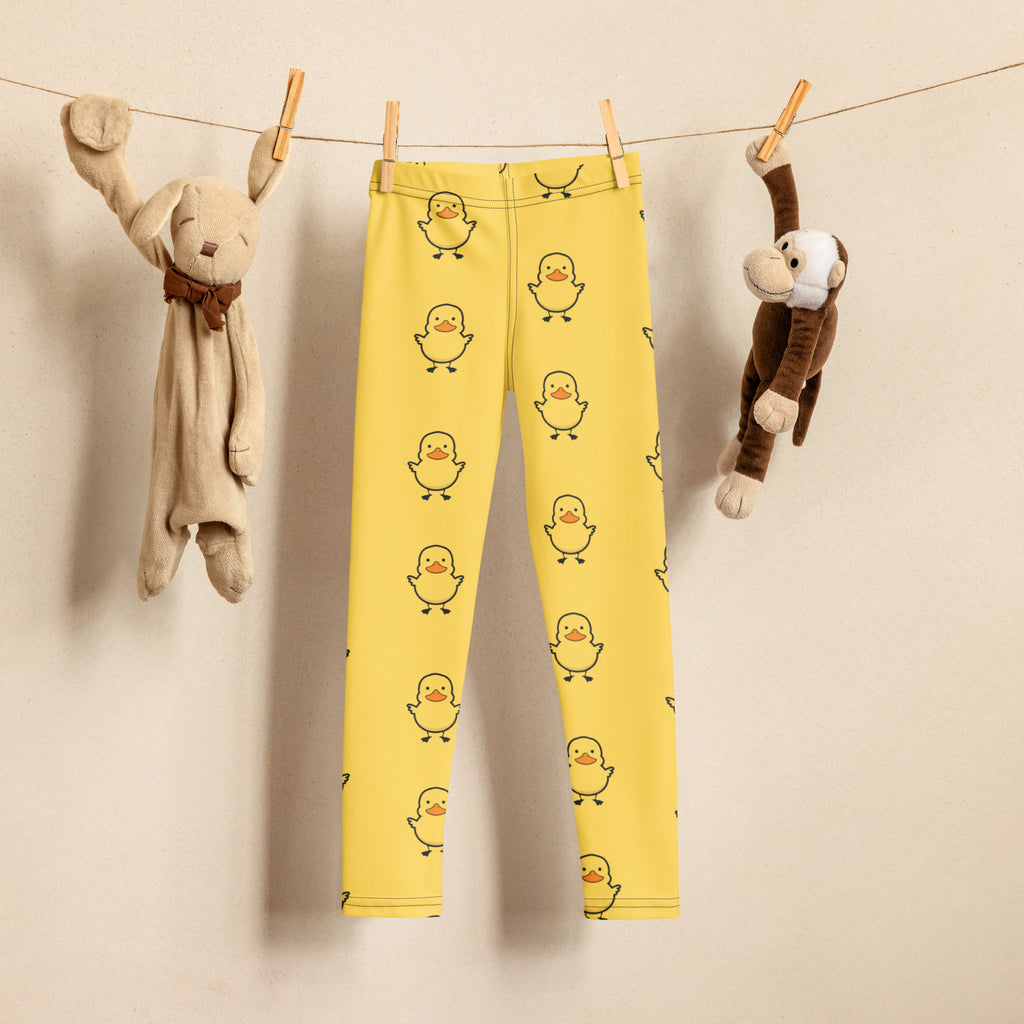Kids Yellow Duck Buttery Soft Leggings