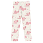 Girls Pink Axolotl Buttery Soft Leggings