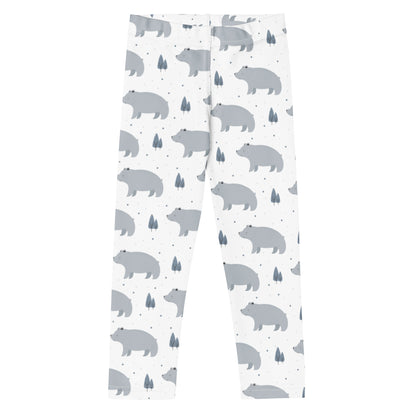 Girls Polar Bear Buttery Soft Leggings