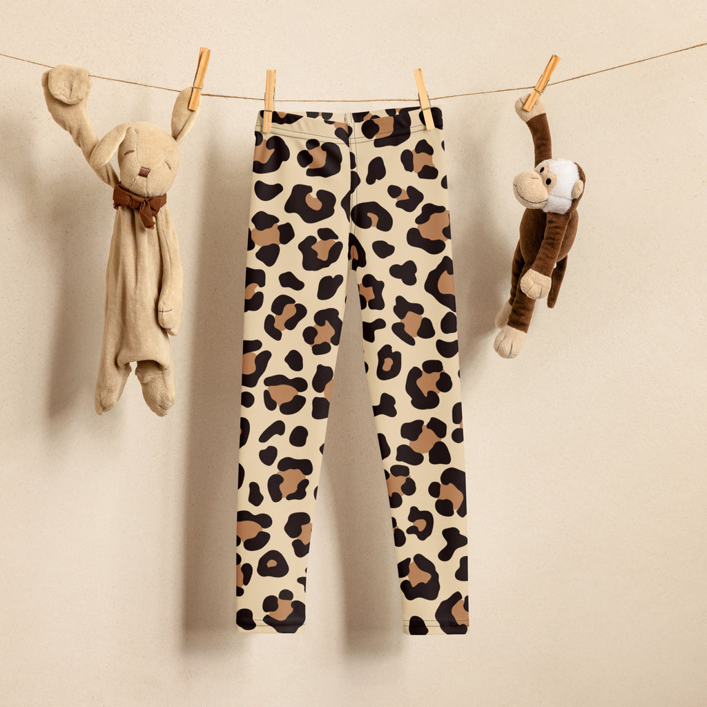 Kids Leopard Print Buttery Soft Leggings